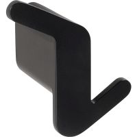 Двойной крючок Bemeta Organic Black Черный матовый арт-167106200L — фото 1, Крючки для полотенец