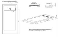 Душевой поддон из искусственного камня Allen Brau Infinity 160x80 Антрацит арт-8.21006-AM — фото 8, Душевые поддоны из искусственного камня
