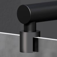 Душевая перегородка AM.PM X-Joy 120 профиль Черный стекло прозрачное арт-W94WI-120-F1-BTE — фото 3, Душевые перегородки