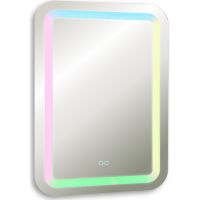 Зеркало Silver Mirrors Malta-RGB 55 с подсветкой с сенсорным выключателем и диммером арт-LED-00002511 — фото 5, Зеркала в ванную комнату