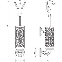 Ершик для унитаза Migliore Luxor Золото арт-26118 — фото 4, Ершики для унитаза