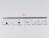 Вешалка для полотенец Frap F38 Хром арт-F3816-6 — фото 6, Крючки для полотенец