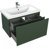 Товар: Тумба под раковину Cersanit Grande 80 подвесная Зеленая арт-64303 - фото 4 Тумба под раковину Cersanit Grande 80 подвесная Зеленая арт-64303 — фото 4, Тумбы под раковину