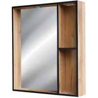 Зеркало Bellezza Бруно 70 с подсветкой Табакко арт-4612211030491 — фото 2, Зеркала в ванную комнату