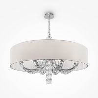 Подвесной светильник Maytoni Modern Talento Белый Хром арт-DIA008PL-08CH — фото 2, Подвесные светильники