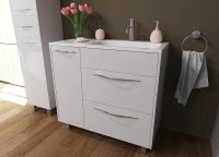 Тумба с раковиной Эстет Barcelona 90 R Белая арт-ФР-00003598 — фото 2, Тумбы с раковиной