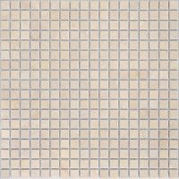 Мозаика Caramelle mosaic Pietrine 4 мм Botticino MAT 30,5x30,5 см арт-00-00001437 — фото 1, Мозаика