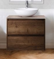 Тумба под раковину BelBagno Kraft 60 подвесная Rovere Tabacco арт-KRAFT-600-2C-SO-RT — фото 4, Тумбы под раковину