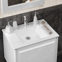 Тумба под раковину Opadiris Луиджи 70 подвесная Белая матовая арт-00-00005952 — фото 3, Тумбы под раковину