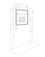 Товар: Зеркало Aquaton Шерилл 85 с подсветкой с сенсорным выключателем с антизапотеванием арт-1A210302SH010 - фото 3 Зеркало Aquaton Шерилл 85 с подсветкой с сенсорным выключателем с антизапотеванием арт-1A210302SH010 — фото 3, Зеркала в ванную комнату