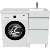 Тумба с раковиной Iddis Optima Home 110 R Белый арт-OPH11RBi95K — фото 2, Тумбы с раковиной