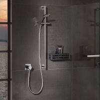 Полка корзина Keuco 24954 370000 Темно-серая арт-24954370000 — фото 7, Полки для ванной и душа