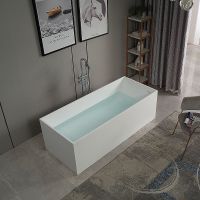 Ванна из искусственного камня Abber Stein 180x76 без гидромассажа арт-AS9642-1.8 — фото 3, Ванны из искусственного камня