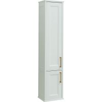 Шкаф пенал Aquanet Бостон 36 L Белый матовый арт-242219 — фото 4, Пеналы для ванной комнаты