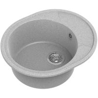 Кухонная мойка Reflection Allonge 57 Серая арт-RF0658GR — фото 2, Кухонные мойки