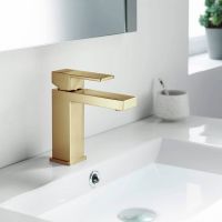 Смеситель для раковины Timo Selene Золото матовое арт-2061/17F — фото 4, Смесители для раковины