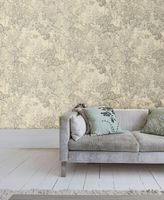 Обои Wiganford by Solo Crystal stone Винил на флизелине (1,06*10,05) Бежевый/Серебряный, Под камень/Штукатурка арт-AK20638 — фото 3, Обои для стен