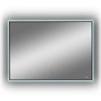 Зеркало Bond Cube 100x80 с подсветкой Черное с бесконтактным выключателем арт-M36ZE-10080 — фото 5, Зеркала в ванную комнату