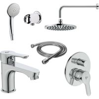 Комплект смесителей Ideal Standard Alpha Хром арт-BD003AA — фото 1, Готовые комплекты для ванной комнаты