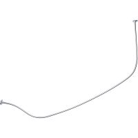 Карниз для ванны 1MarKa Love 185x135 Хром арт-05лв1813 — фото 1, Карнизы для ванной