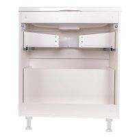 Тумба под раковину Style Line Бергамо 70 Белая антискрейтч арт-СС-00002310 — фото 4, Тумбы под раковину