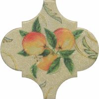 Керамический декор Kerama Marazzi Арабески Котто Орнамент OP\A168\65000 6,5х6,5 см арт-OP\A168\65000 — фото 1, Керамическая плитка