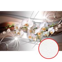 Фреска Ortograf 3D 6690 Фактура бархат FX Флизелин (4,2*2,7) Разноцветный, Цветы/Абстракция арт-6690 (бархат FX) — фото 1, Фрески