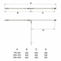 Товар: Душевая дверь Veconi Vianno VN-73B 100 профиль Черный матовый стекло прозрачное арт-VN73B-100-01-C4 - фото 5 Душевая дверь Veconi Vianno VN-73B 100 профиль Черный матовый стекло прозрачное арт-VN73B-100-01-C4 — фото 5, Распашные душевые двери