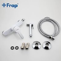 Гигиенический душ со смесителем Frap H41 Белый Хром арт-F2041-8 — фото 7, Гигиенические души