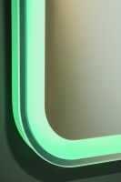 Зеркало Silver Mirrors Malta-RGB 55 с подсветкой с сенсорным выключателем и диммером арт-LED-00002511 — фото 10, Зеркала в ванную комнату