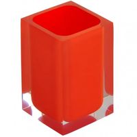 Стакан для зубных щеток Ridder Colours Оранжевый арт-22280114 — фото 1, Стаканы для зубных щеток