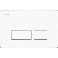 Клавиша смыва AM.PM Pro S Белая глянцевая арт-I047001 — фото 1, Кнопки смыва