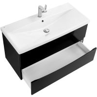 Тумба под раковину BelBagno Marino-Cer 90 подвесная Nero Lucido арт-MARINO-CER-900-2C-SO-NL-P — фото 4, Тумбы под раковину