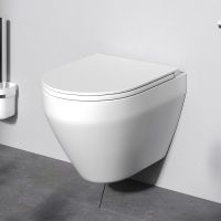 Комплект унитаза с инсталляцией AM.PM Spirit V2.0 FlashClean с сиденьем Микролифт и Белой глянцевой клавишей смыва арт-IS100101.701700 — фото 13, Комплекты унитаз + инсталляция