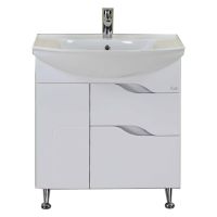 Тумба под раковину Onika Веронэлла 75 Белая арт-107514 — фото 1, Тумбы под раковину