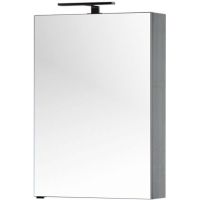 Зеркальный шкаф Aquanet Алвита 60 R Серый антрацит арт-183989 — фото 4, Зеркальные шкафы в ванную