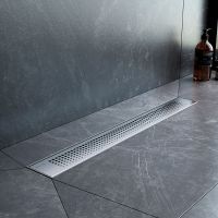 Душевой лоток AM.PM PrimeFlow 60 с решеткой Хром матовый Cut Gradient арт-W02SC-P11-060-01SB — фото 3, Душевые лотки