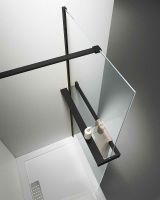 Товар: Душевая перегородка Vincea Walk-In HR 80 L профиль Черный матовый стекло прозрачное арт-VSW-4HR800CLB - фото 3 Душевая перегородка Vincea Walk-In HR 80 L профиль Черный матовый стекло прозрачное арт-VSW-4HR800CLB — фото 3, Душевые перегородки