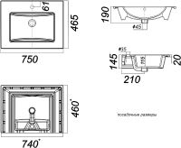 Товар: Тумба с раковиной STWORKI Карлстад 75 подвесная Дуб рустикальный арт-418862 - фото 13 Тумба с раковиной STWORKI Карлстад 75 подвесная Дуб рустикальный арт-418862 — фото 13, Тумбы с раковиной
