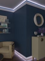 Молдинг Evrowood M06 LED 2000x80x18 мм арт-Молдинг M06 LED — фото 6, Молдинги