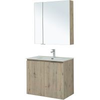 Товар: Комплект мебели для ванной Aquanet Алвита New 80 подвесной Дуб веллингтон белый арт-274214 - фото 2 Комплект мебели для ванной Aquanet Алвита New 80 подвесной Дуб веллингтон белый арт-274214 — фото 2, Комплекты мебели для ванной