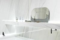 Керамогранит Ariostea Ultra Marmi Bianco Covelano Lucidato Shuny 75х150 см арт-UM6L157480 — фото 3, Керамогранит