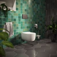 Комплект унитаза с инсталляцией Berges Floe Rimless с сиденьем Микролифт и Черной матовой клавишей смыва арт-043275 — фото 14, Комплекты унитаз + инсталляция