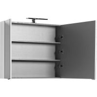 Зеркальный шкаф Aquanet Порто 80 R Белый арт-195728 — фото 2, Зеркальные шкафы в ванную