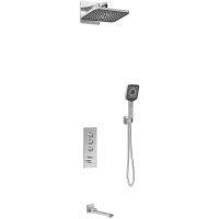 Душевая система Vincea Inspire с термостатом Хром арт-VSFW-433TI4CH — фото 1, Встраиваемые душевые комплекты