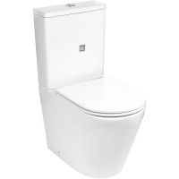 Унитаз компакт WeltWasser Salzbach 011 GL-WT с бачком и сиденьем Микролифт арт-10000011688 — фото 2, Напольные унитазы