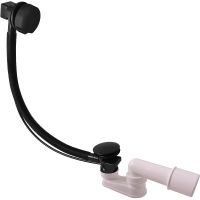 Слив-перелив Rav Slezak полуавтомат Черный матовый арт-MD0588PCMAT — фото 1, Сливы-переливы