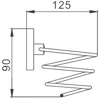Товар: Держатель для фена Frap F19 Хром арт-F1928 - фото 4 Держатель для фена Frap F19 Хром арт-F1928 — фото 4, Держатели для фена