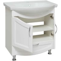 Тумба под раковину Runo Неаполь 65 Белая арт-00-00001033 — фото 3, Тумбы под раковину