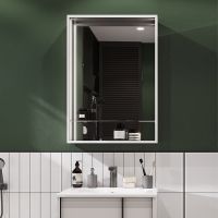 Зеркало Aquaton Ривьера 60 с подсветкой Белый матовый арт-1A238902RVX20 — фото 3, Зеркала в ванную комнату